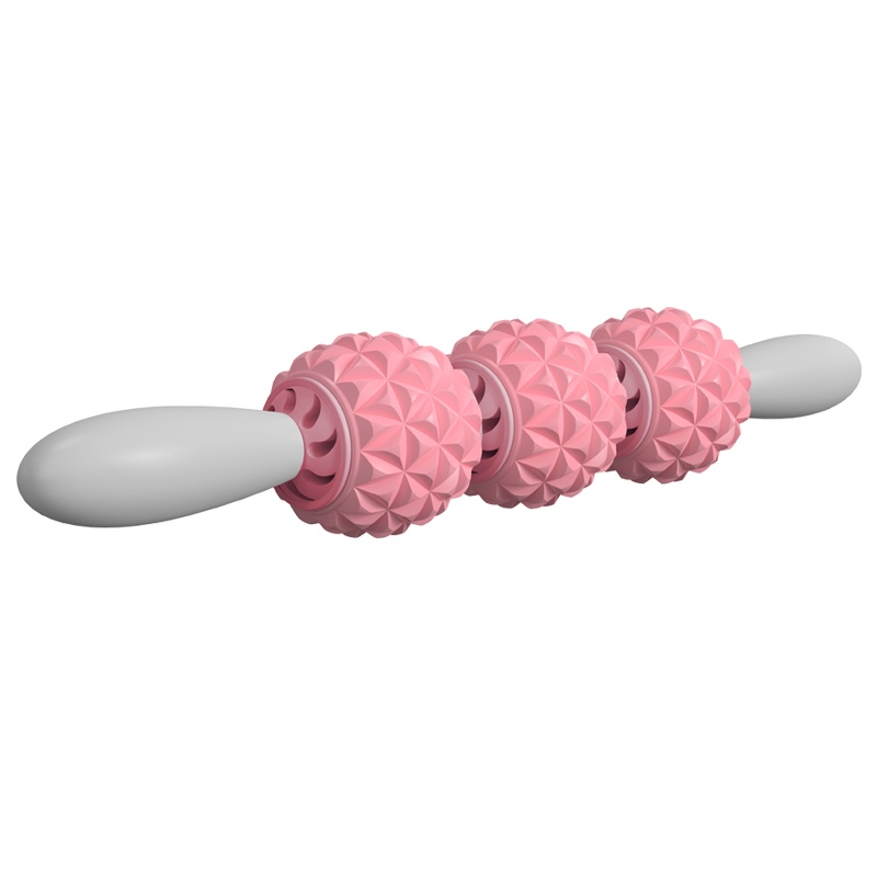 铁人瑜伽按摩滚轴肌肉深度全身按摩运动恢复3D浮点手握式按摩滚轴