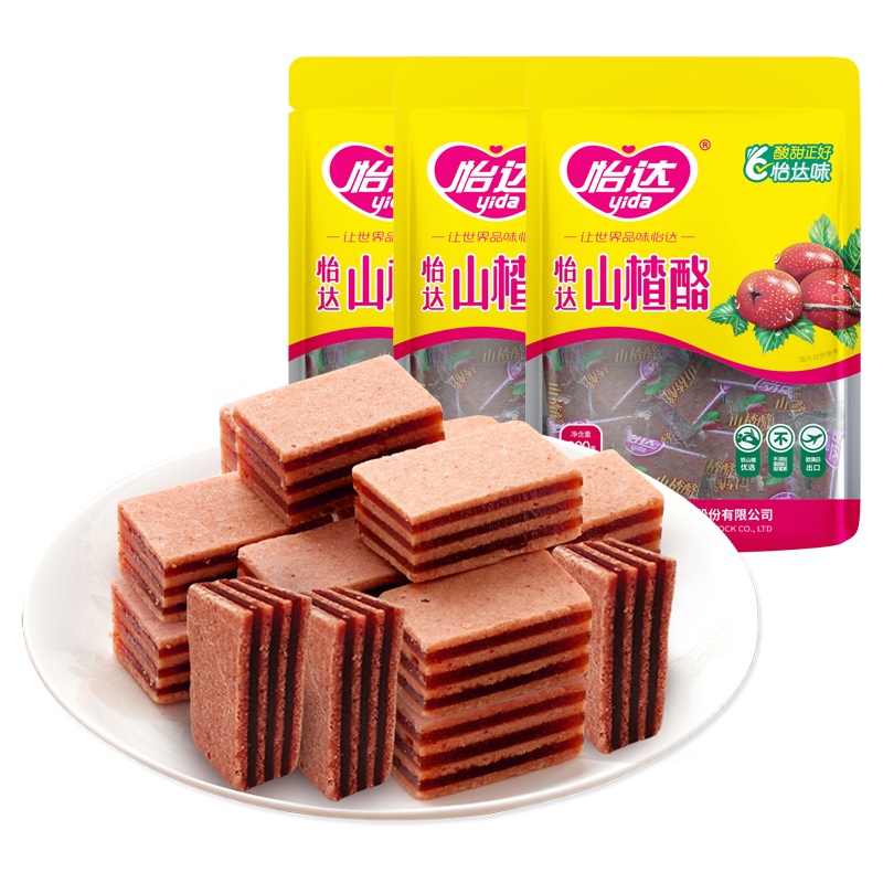 怡达山楂酪200g*3袋 夹心山楂制品蜜饯果脯