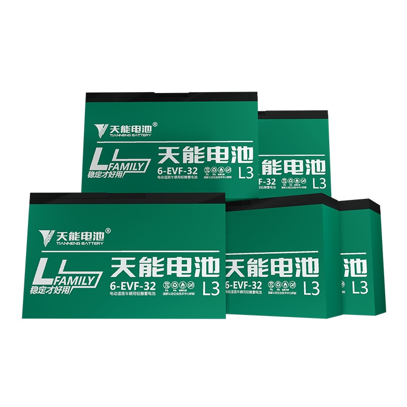 【天能】瓶车电池60v32ah(5只12v32ah)电动车电池电动三轮车电瓶