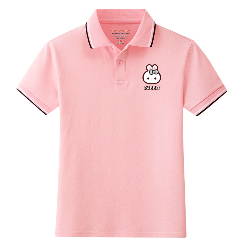 女童t恤短袖polo衫夏装2019新款韩版儿童体恤中大童女孩半袖上衣