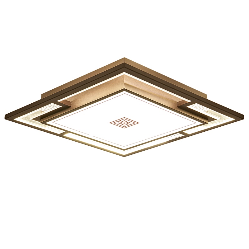 百轩(BAIXUAN) 新中式客厅灯中国风LED吸顶灯餐厅灯茶室灯中国风简约卧室灯灯饰DM16