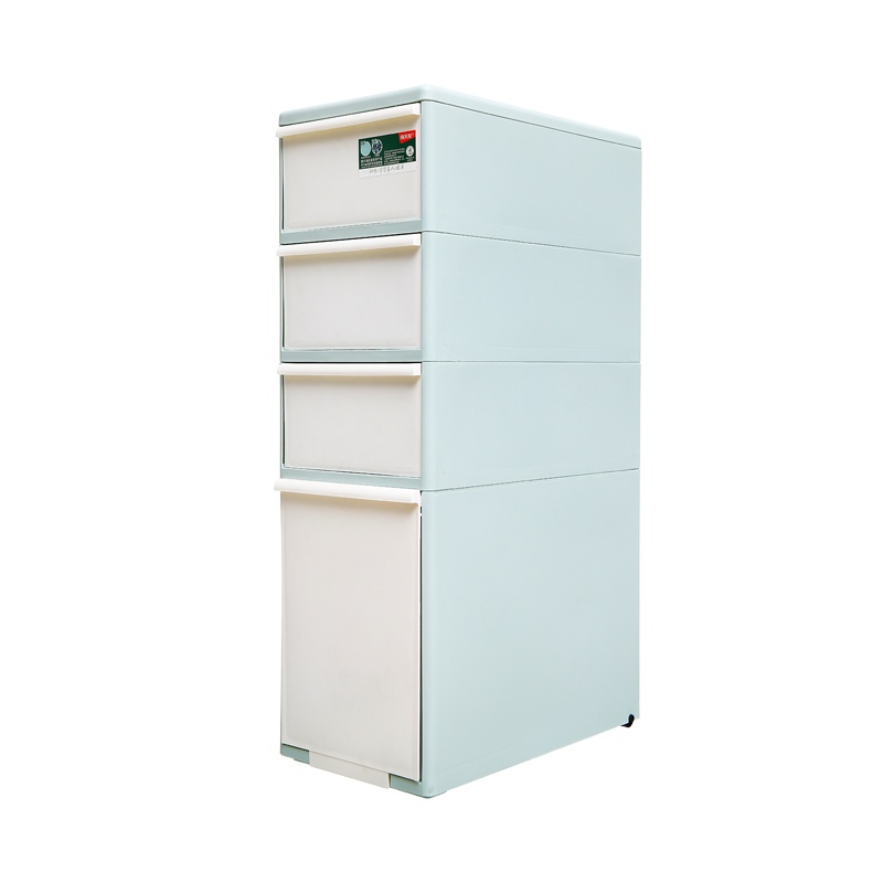 禧天龙抗菌厨房超窄抽屉式收纳柜一体缝隙储物柜多层卫生间置物架