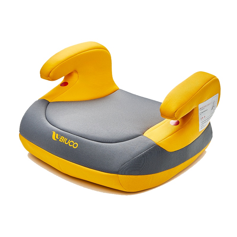 BIUCO贝欧科儿童安全座椅增高垫儿童汽车3-12岁便携式安全座椅增高垫3C认证