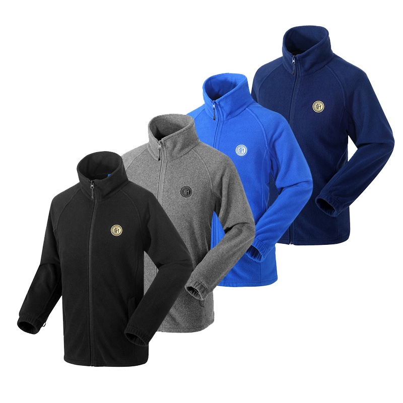 国际米兰足球俱乐部官方秋季男子摇粒绒外套男中青年男士夹克抓绒衣开衫(Inter Milan)