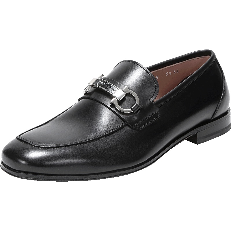 Salvatore Ferragamo 菲拉格慕 男士牛皮莫卡辛鞋皮鞋 0708616 EEE