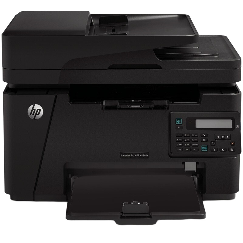 惠普(hp)M128FN 黑白激光打印机 A4复印扫描传真四合一体机