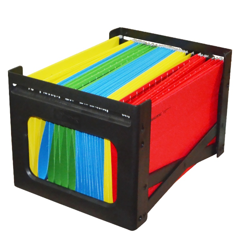 递乐(DiLe)FC挂劳夹挂F4快劳吊挂夹铁钩挂式文件夹5356悬挂夹纸质一盒/25个