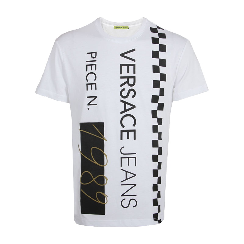 Versace Jeans 范思哲男士19春夏新款棉质短袖T恤 B3GTB74B 36590 003