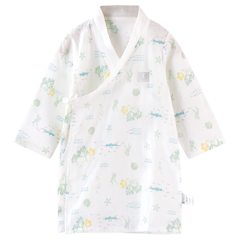 童泰春夏新款婴儿床品用品5-24月男女宝宝家居袍婴幼儿纯棉睡袍