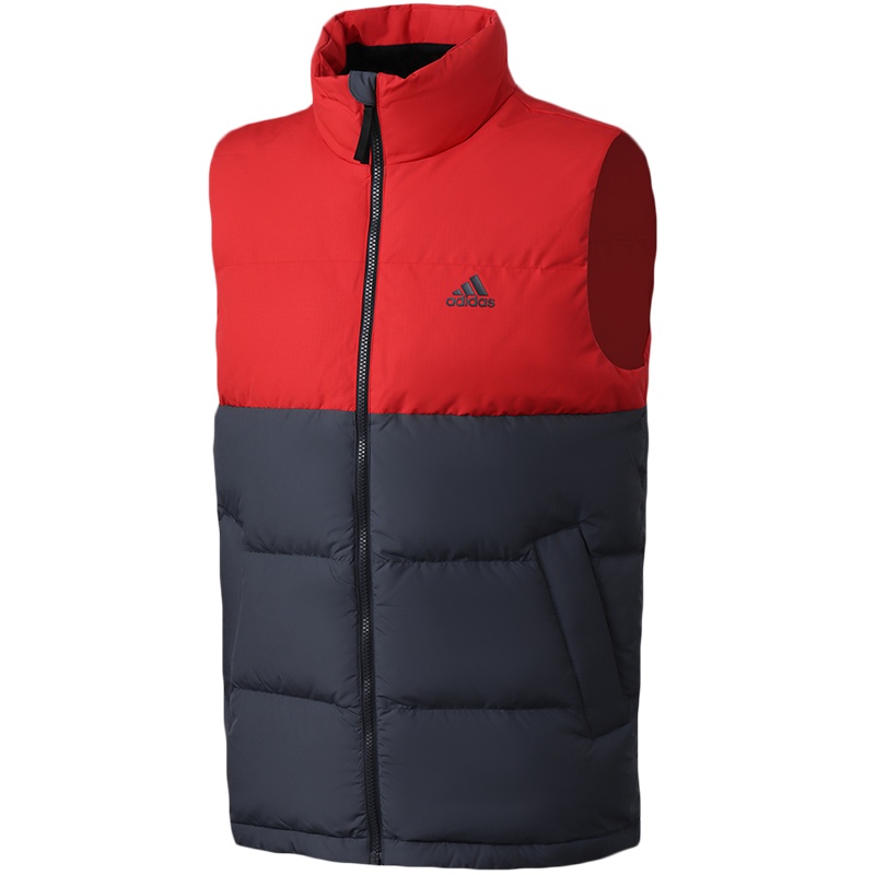阿迪达斯男服羽绒马夹马夹背心保暖运动休闲服GF0056