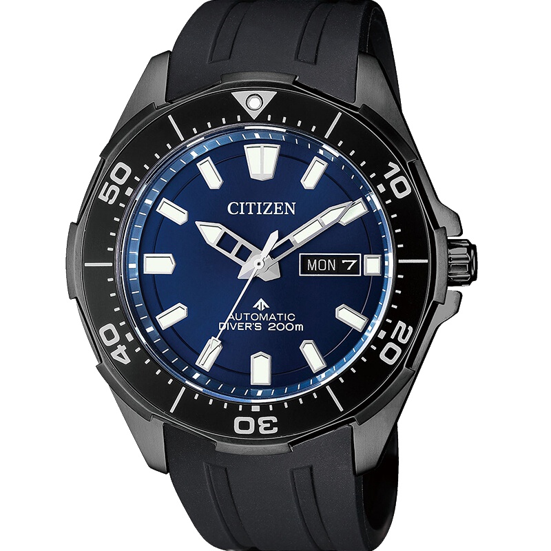 西铁城(CITIZEN)手表男日本自动机械防水潜水运动休闲男表NY0075-12L