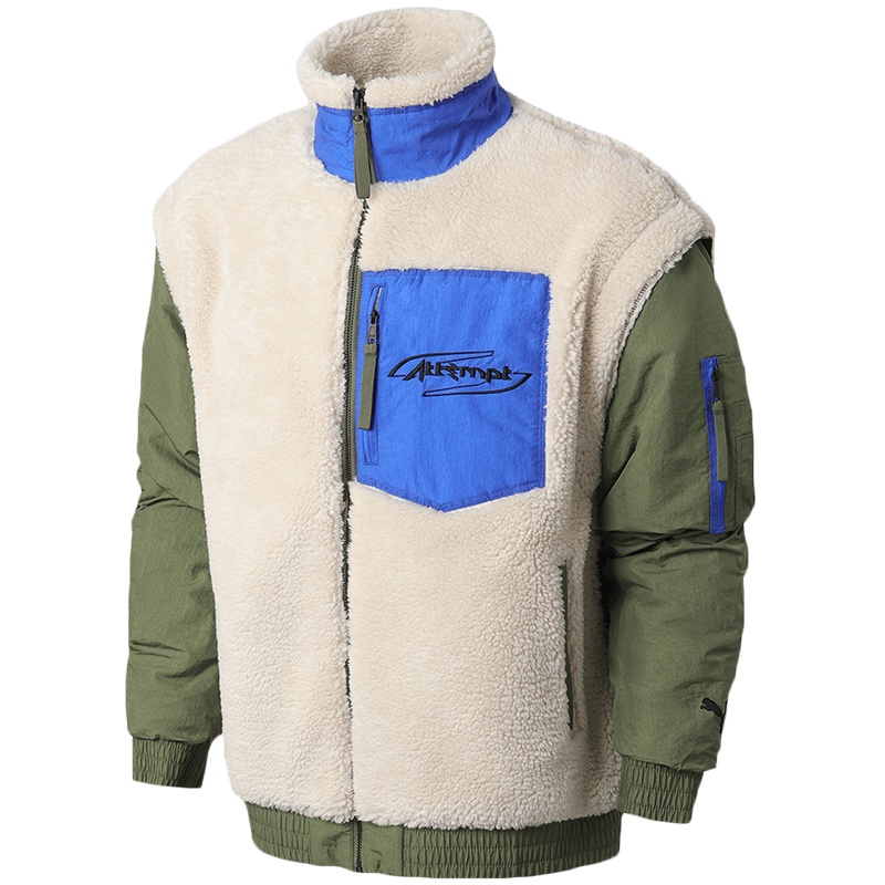 PUMA黑标男装女装运动服休闲保暖夹棉外套598257