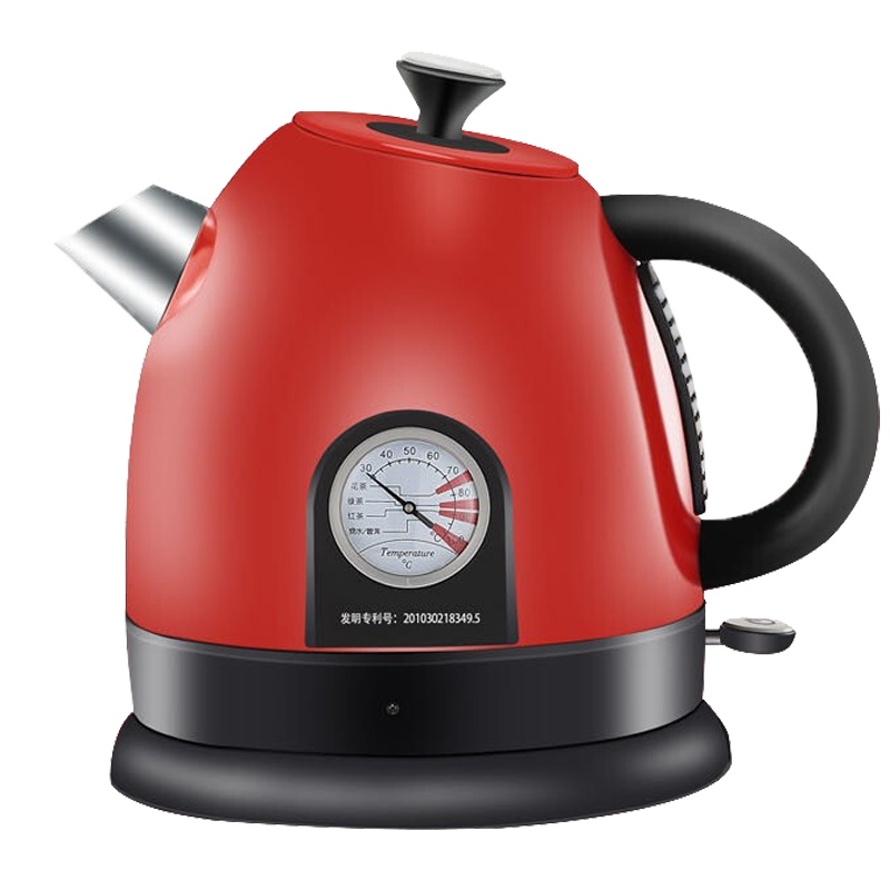 积高GL-E3B-3可视温度电热水壶 304不锈钢电水壶北欧迷你自动断电电开水壶高颜值防干烧