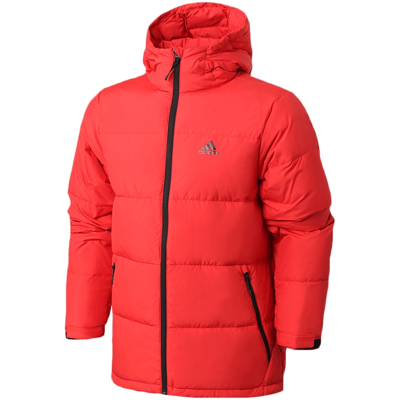 阿迪达斯男服羽绒服保暖连帽户外外套休闲运动服GF0063
