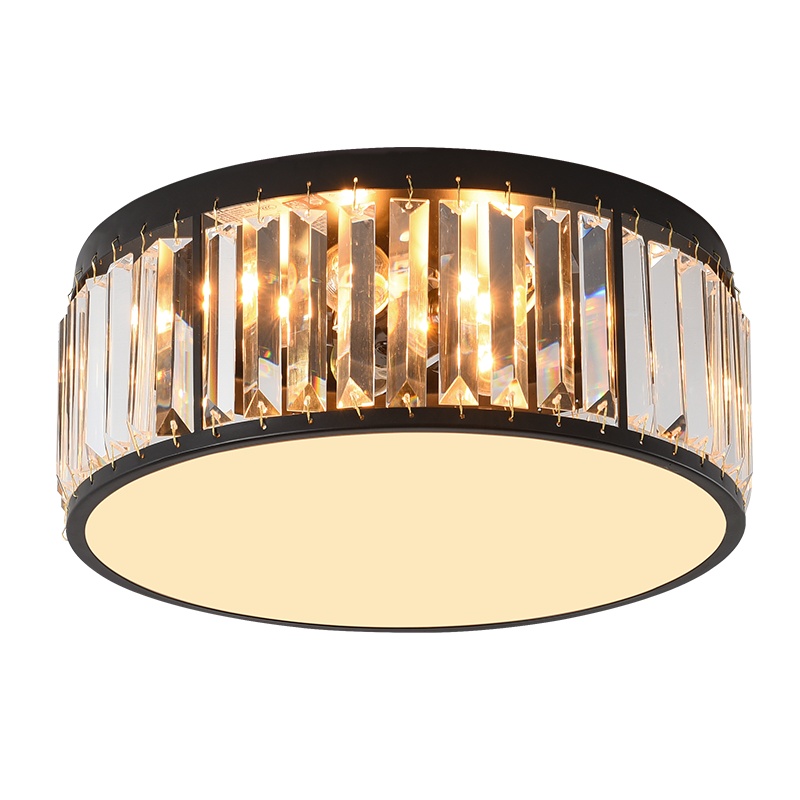 FSL 佛山照明 led吸顶灯客厅灯卧室灯具圆形简约现代水晶灯套餐