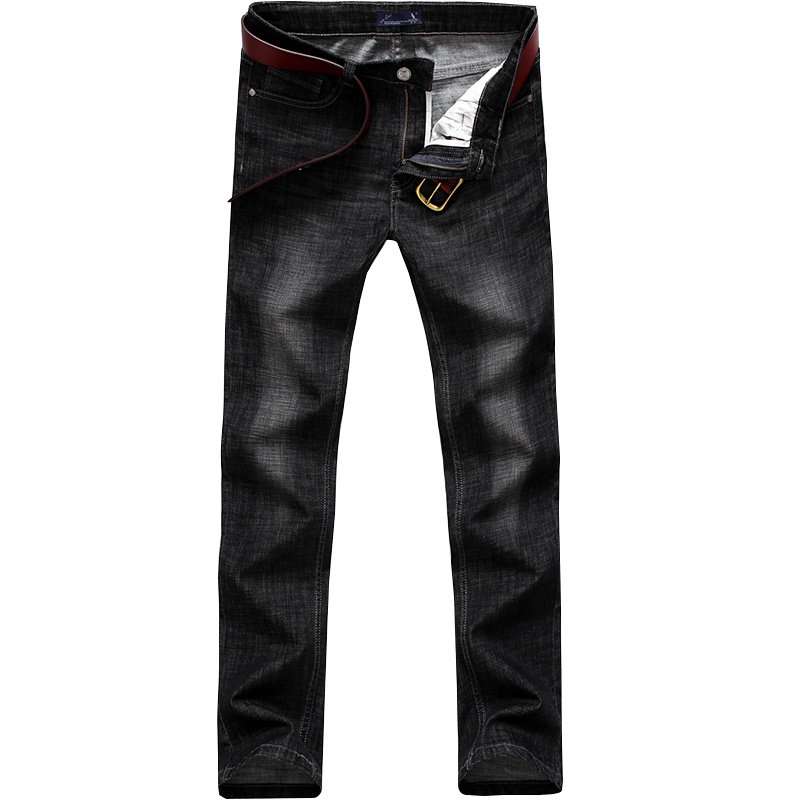 袋鼠(DAISHU) 2019夏季新品 中年商务休闲棉弹舒适牛仔裤 KC2259811A51