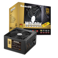航嘉WD600K电脑金牌电源主机箱台式机电源静音家用600w