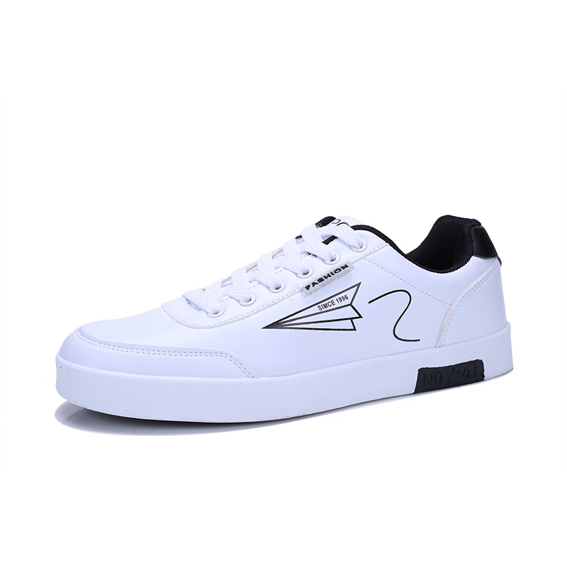 艾汇颜休闲鞋男学生板鞋男夏季新款透气英伦跑步鞋男士韩版潮流小白鞋男户外运动鞋百搭休闲低帮鞋