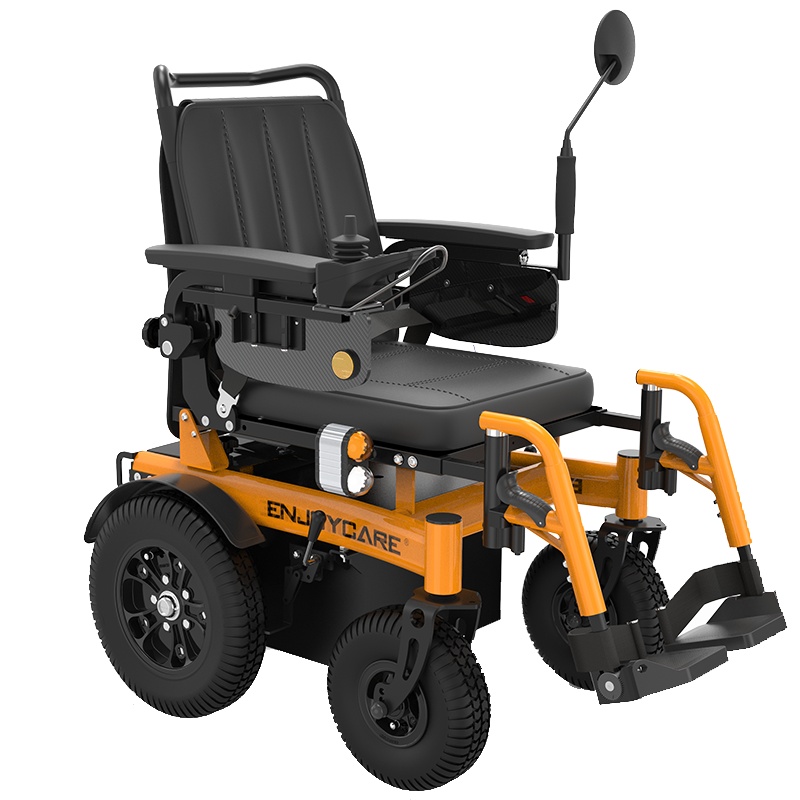 伊凯越野型电动轮椅智能全自动残疾人户外室外老年人四轮代步车62A-55ah*2铅酸电池-续航45KM