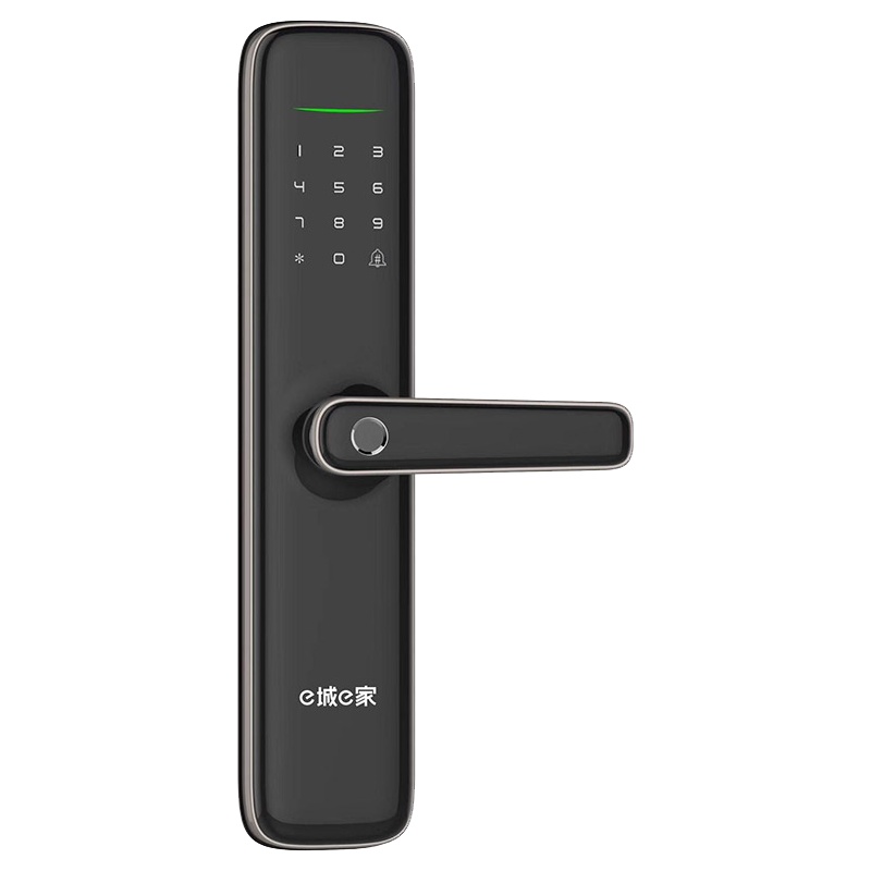 e城e家 智能门锁 G3 简约经典型 指纹锁密码锁家用防盗刷卡锁全自动锁体 免费安装
