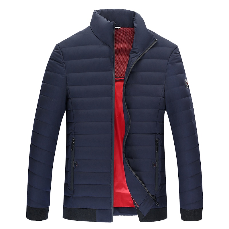 雅鹿男装羽绒服男修身立领冬季男式保暖外套S03EDYA18812