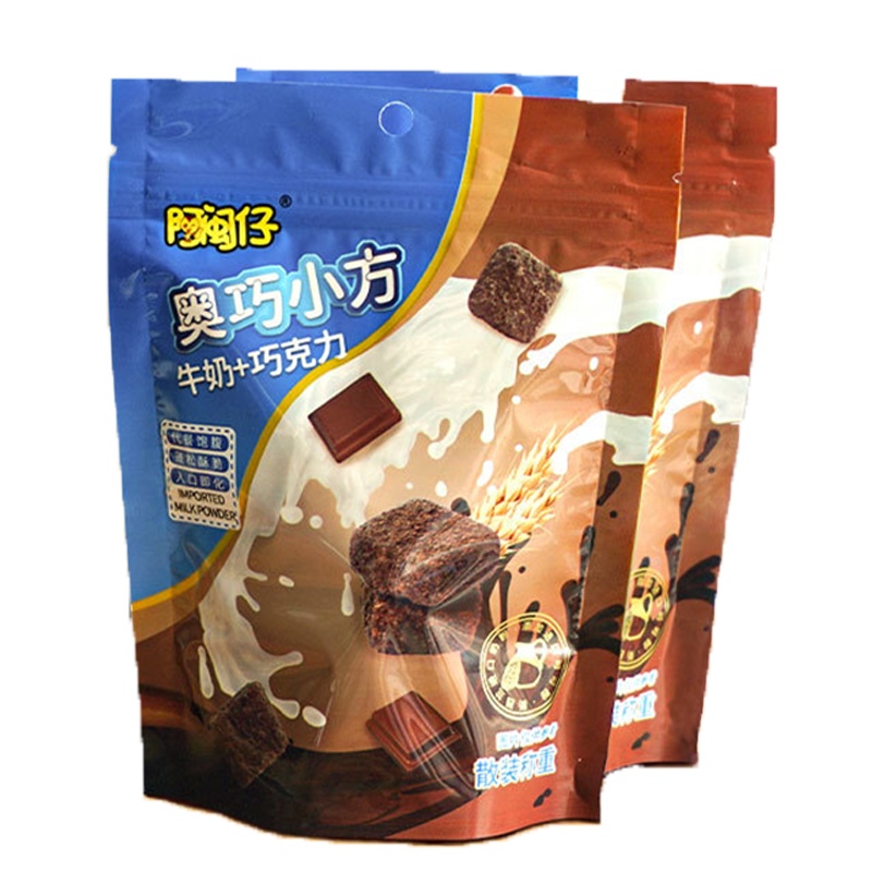 奥利奥巧克力方块饼干曲奇涂层一口酥休闲零食香脆小饼干50g/包