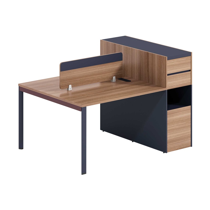 科朔 办公桌职员桌员工桌简约写字台板式办公桌2人位KS-1612SFWJ