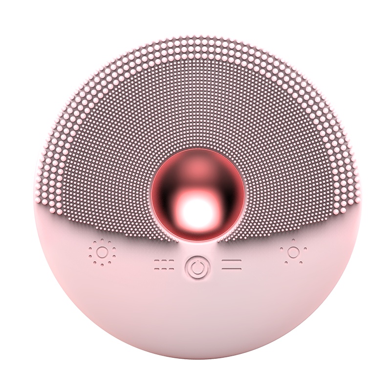 ONE BEAUTY电动加热IPX7级防水食品级硅胶电动洗脸仪全身可水洗紫色