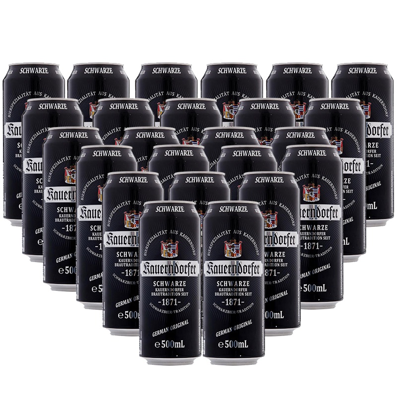 德国进口科门道夫（又名科伦堡）黑啤酒500ml*24