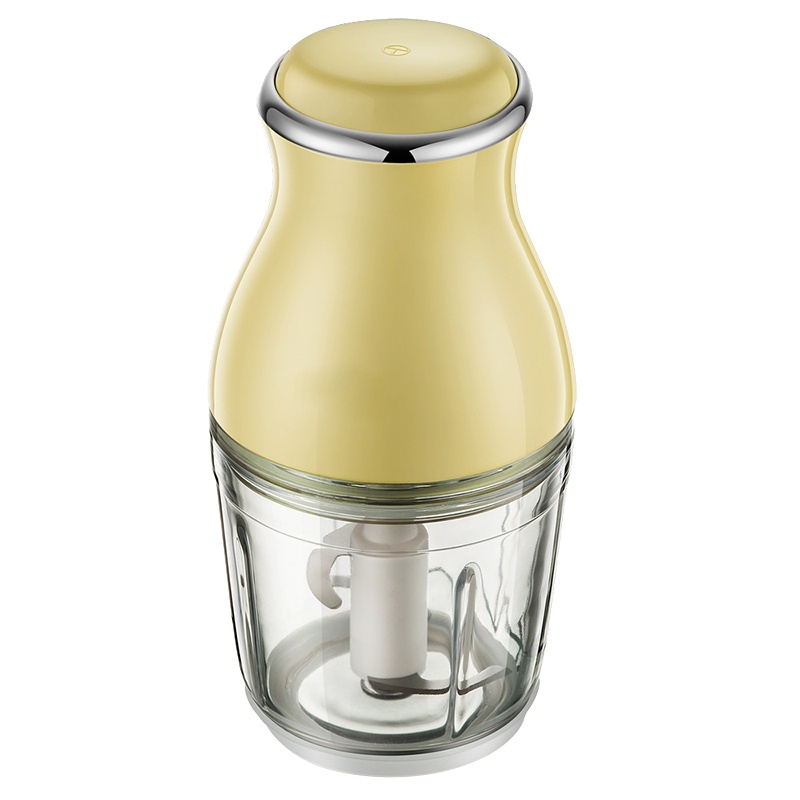 苏宁极物 辅食切碎机QSJ-B02R1 迷你绞肉机电动家用多功能料理机 黄色款(单位:台)