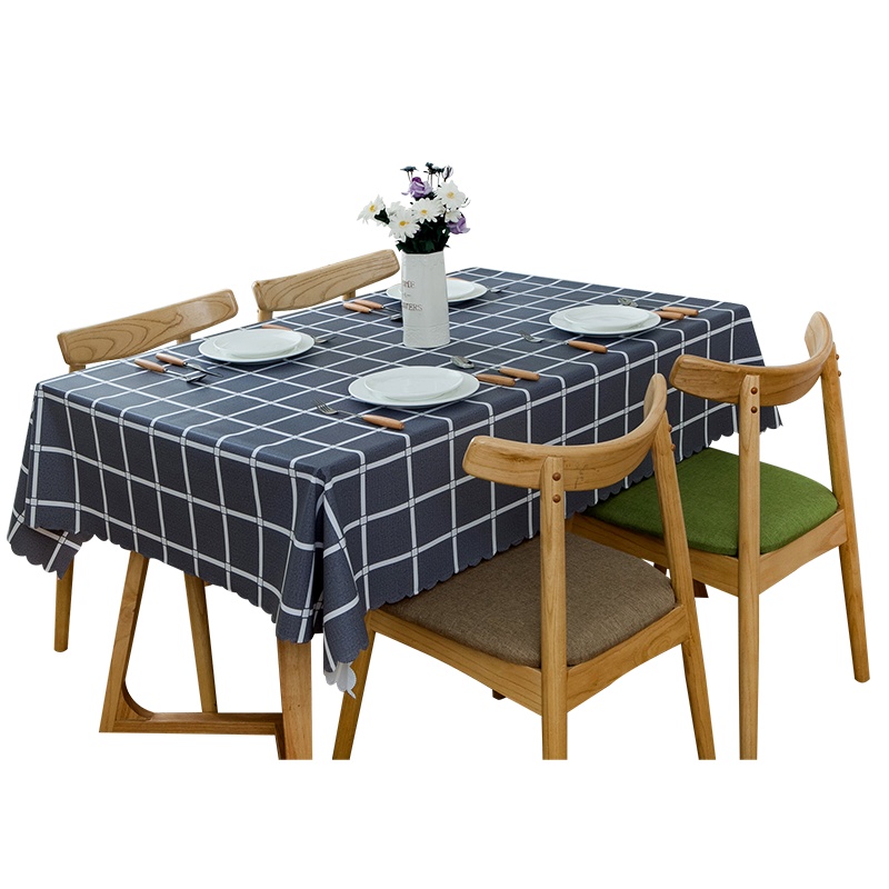 幸福派 布艺桌布防水防烫防油免洗北欧茶几餐桌布书桌ins学生塑料pvc桌垫网红地摊桌布