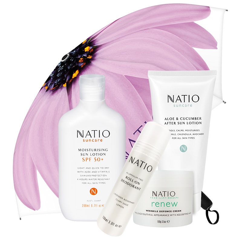 NATIO娜缇欧 保湿补水面部护理 夏日防晒限量版