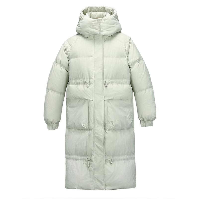 雪中飞女士中长款简约收腰羽绒服X10140040G