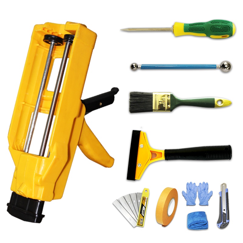 美缝剂施工工具瓷砖地砖专用美缝工具家用美纹纸毛巾毛刷手套