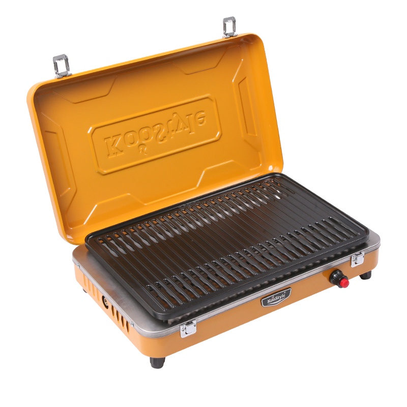 烤食代 燃气烧烤炉 户外烧烤架 便携车载燃气烤炉 家用无烟气烤肉串炉 煤气罐气烤炉