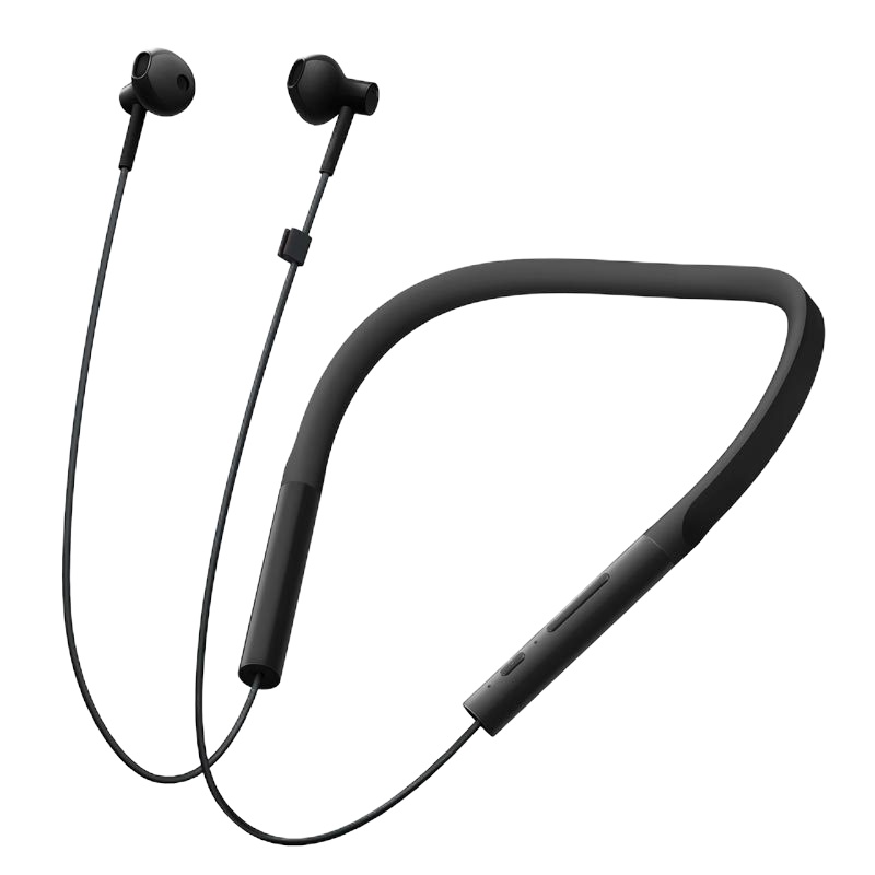 小米蓝牙项圈耳机青春版 手机耳机运动耳机通话耳机蓝牙耳机 黑色