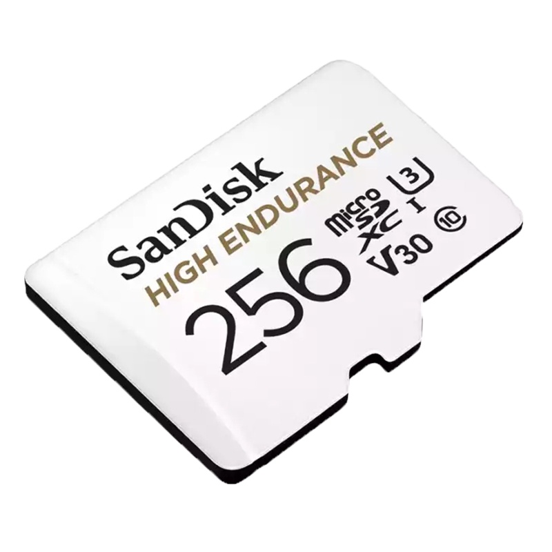 闪迪(SanDisk)行车记录仪存储卡/安防监控专用内存卡Micro SD卡高度耐用U3/V30 TF卡 256G
