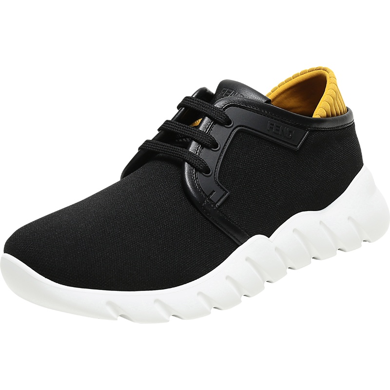 FENDI 男士织物系带运动鞋 7E1291 A9SU