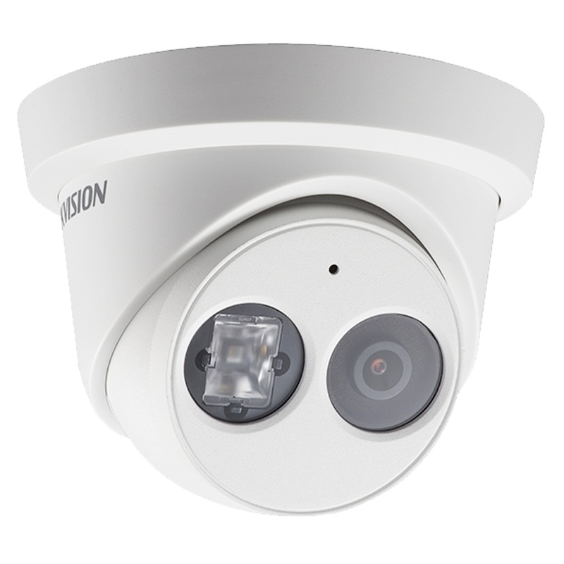 海康威视网络监控摄像头DS-2CD3356WD-I星光级监控设备套装500万高清半球带POE 4MM焦距