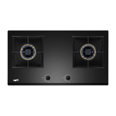 华帝(vatti)5.2KW火力燃气灶i10073B(天然气)双眼灶厨房家用嵌入钢化玻璃离子熄火保护烈焰不糊锅