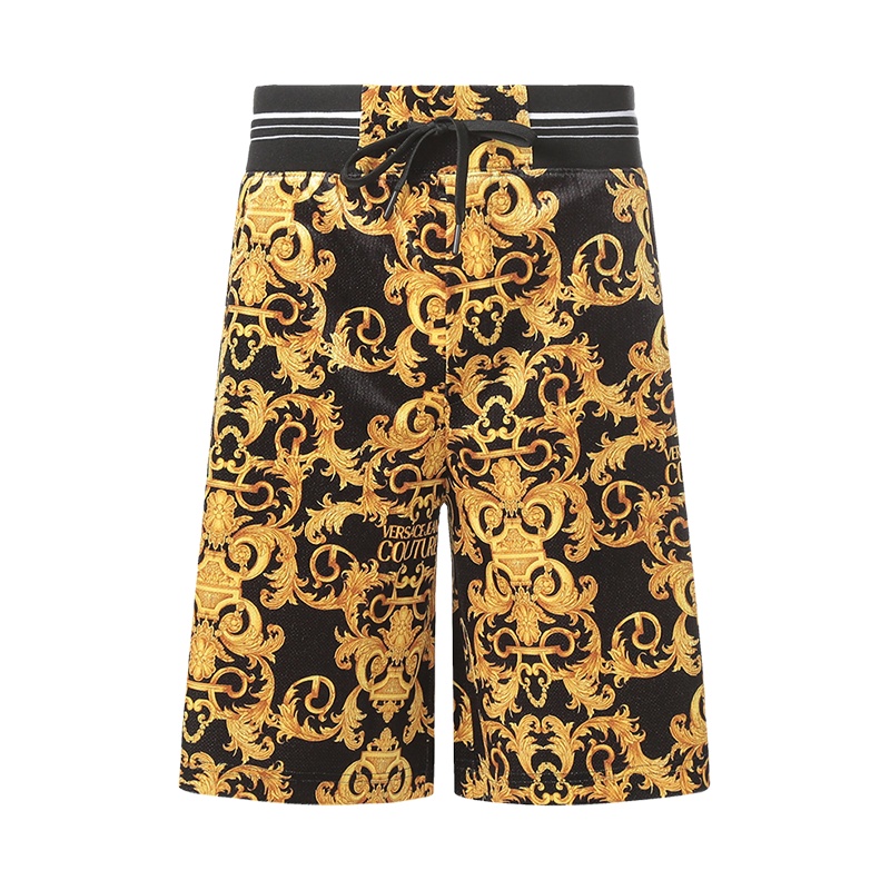 VERSACE JEANS COUTURE 范思哲 男士 聚酯纤维抽绳休闲运动短裤A4GWA127 S0034