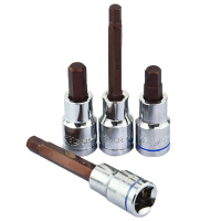 华丰巨箭 12.5MM(1/2”)S2压批套筒(六角)HF-276008 12支