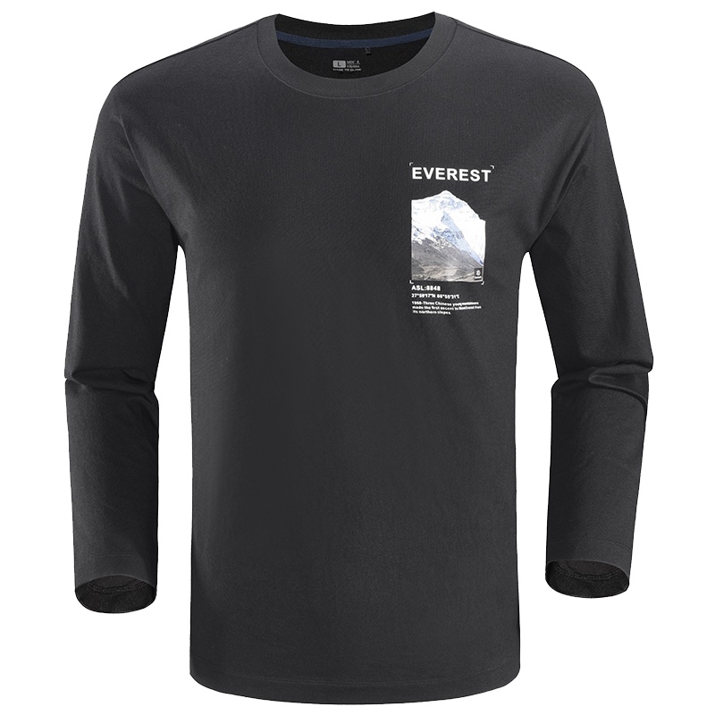 Kailas 凯乐石 户外运动 男款致敬珠峰宽松落肩长袖T恤