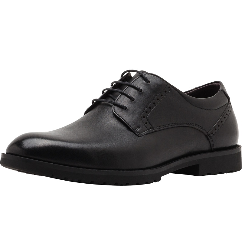 ST&SAT/星期六新款圆头低跟系带休闲皮鞋男鞋SS93129904