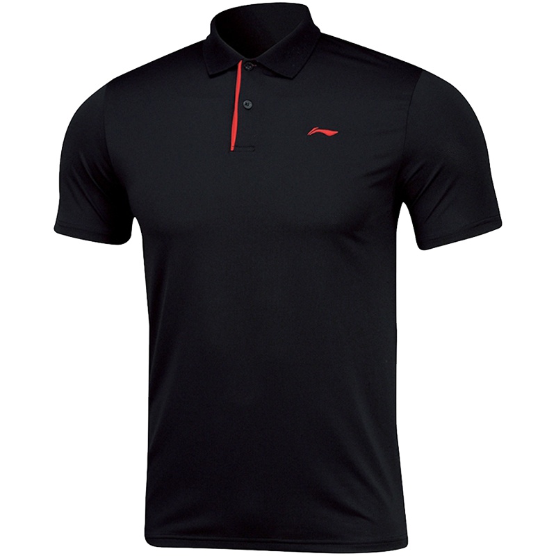 李宁男女运动POLO衫情侣团购系列2018夏季新款翻领速干短袖T恤