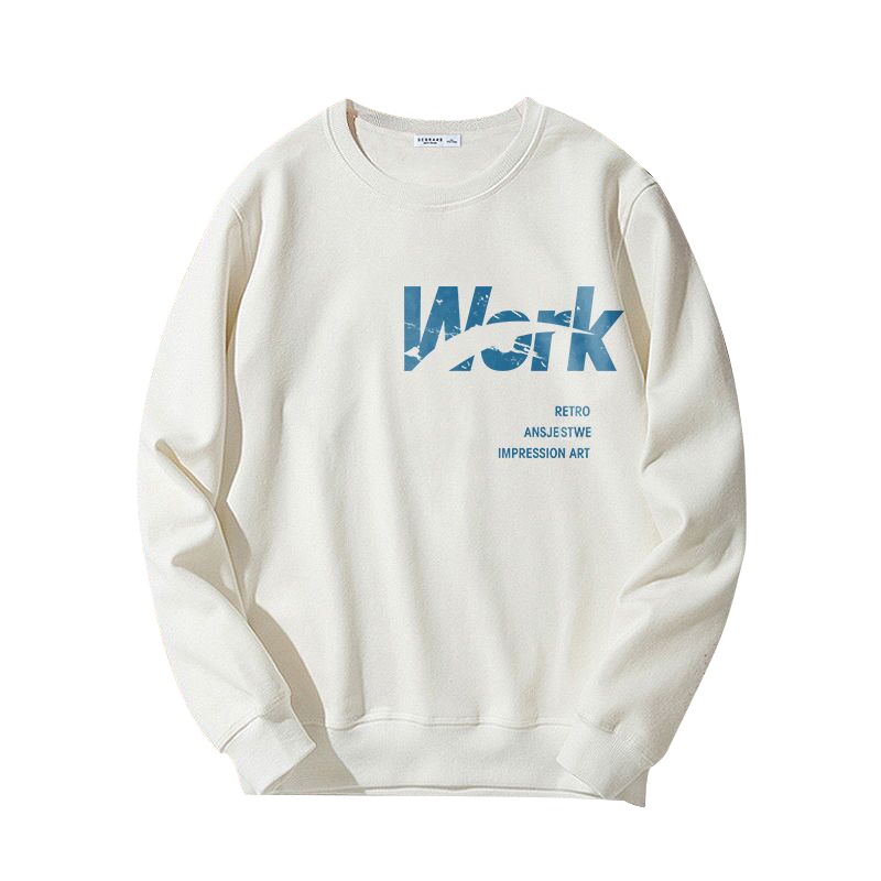 DEBRAND卫衣男春秋外套韩版潮流帅气宽松百搭圆领上衣印花长袖t恤