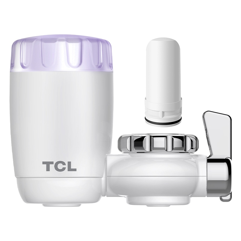 TCL净水器家用厨房水龙头过滤器 自来水净化滤水器前置直饮净水机 一机一芯