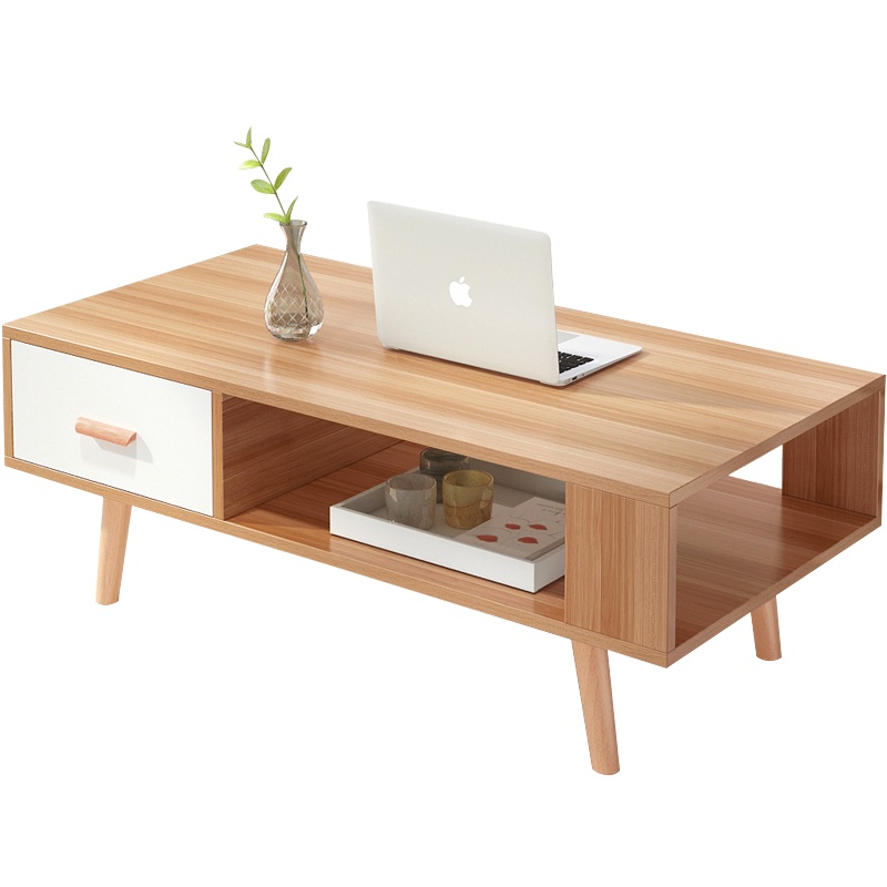 DXBG新款北欧茶几电视柜组合简约小户型客厅家用茶桌木质经济型