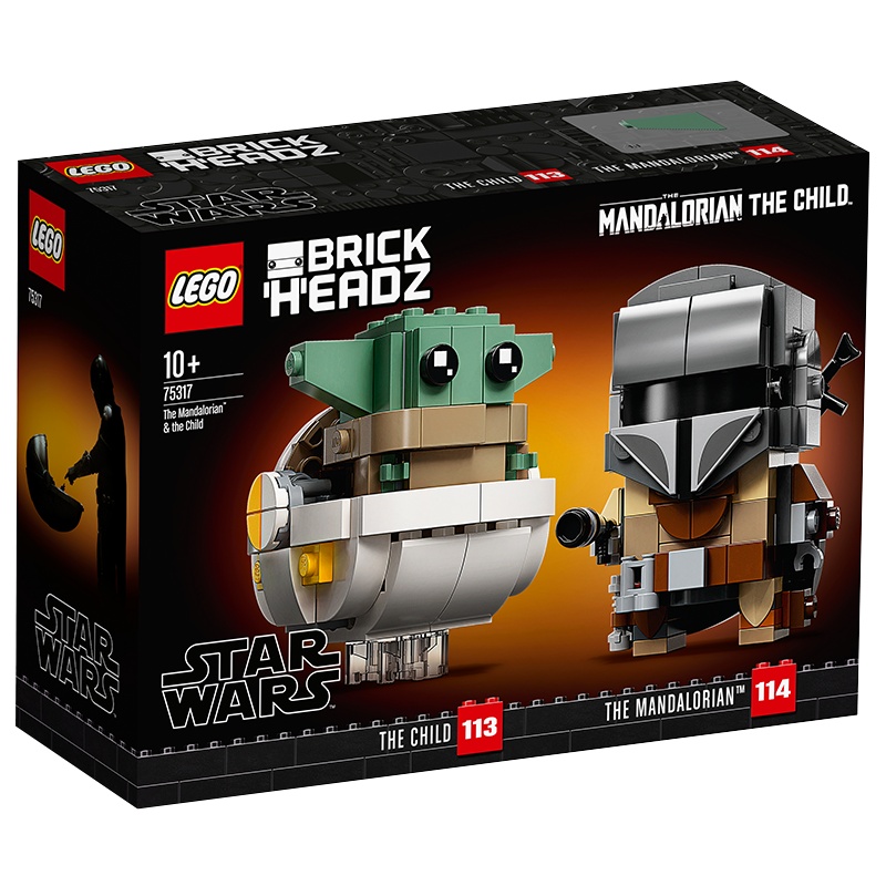 LEGO乐高超级英雄系列曼达洛人与尤达宝宝 75317 男孩女孩10岁+生日礼物 玩具积木
