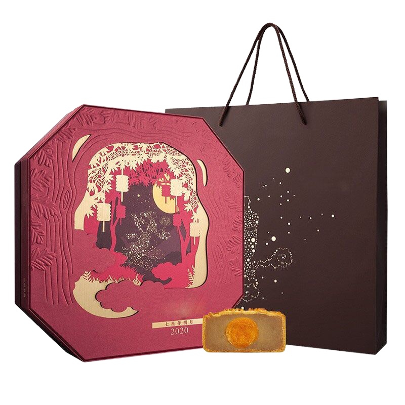 七星伴明月月饼 8个装